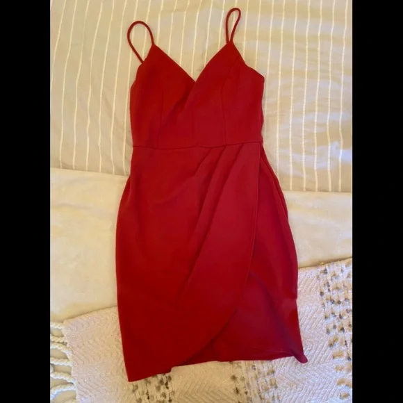 Lulus M Red Body Con Dress - Picture 2 of 3